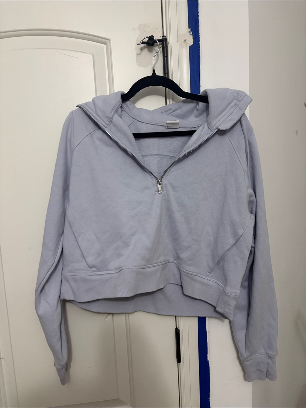 all in motion Light Lavender Half-Zip Hooded Sweatshirt